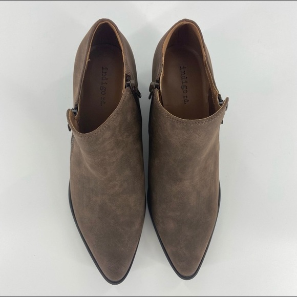 Indigo Rd. Brown Dallin  Ankle Fashion Boots Size 7.5 - Picture 4 of 6